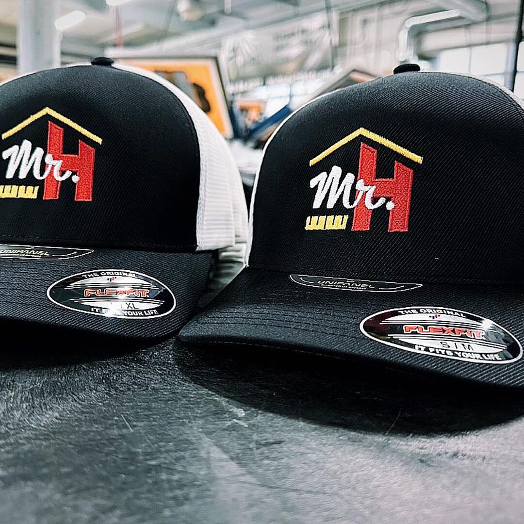 Embroidered Hats for local business in Racine - We Make T-Shirts - T-Shirt printing and Embroidery - Racine, Kenosha, and Milwaukee Wisconsin