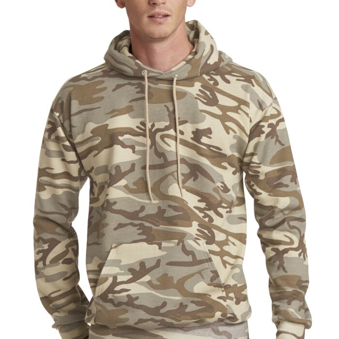 Core Fleece Camo Pullover Hooded Sweatshirt -PC78HC Thumbnail