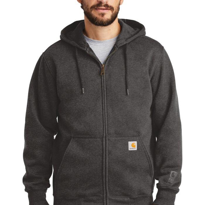Rain Defender ® Paxton Heavyweight Hooded Zip Front Sweatshirt Thumbnail